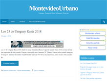 Tablet Screenshot of montevideourbano.com